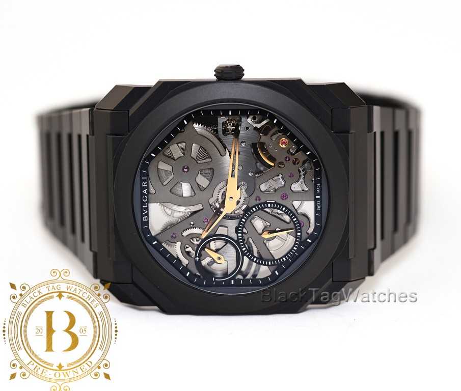 Bulgari Bvlgari Octo Finissimo Skeleton Boutique Edition 103010 for $20,000  • Black Tag Watches Pre-Owned