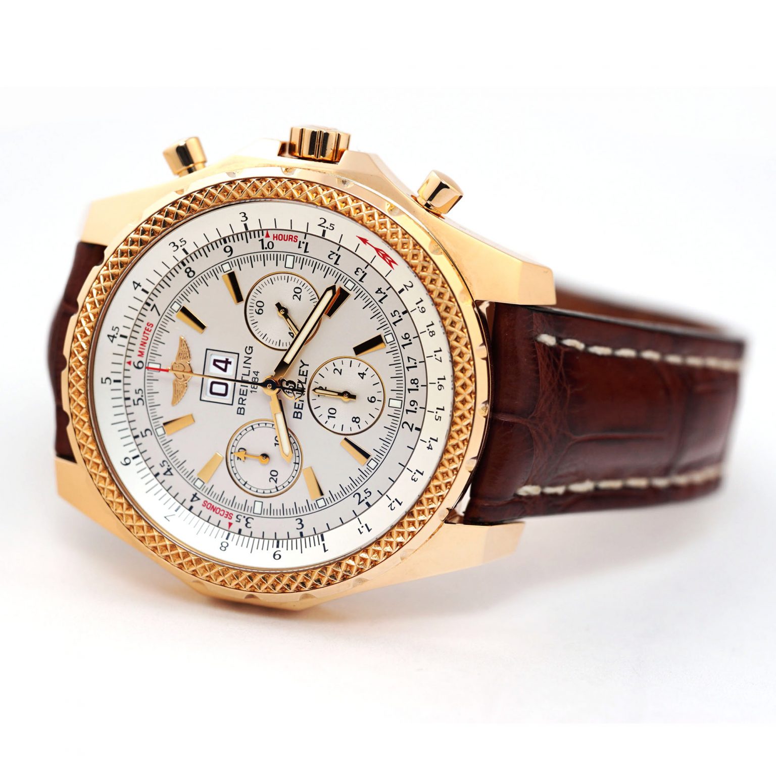 Breitling for Bentley 6.75 Chronograph Watch K44362 for $14,000 • Black ...