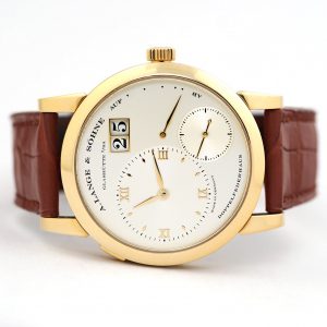 A. Lange & Sohne Lange 1 38.5mm Yellow Gold Watch