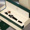 Rolex Cellini Dual Time White Gold Watch