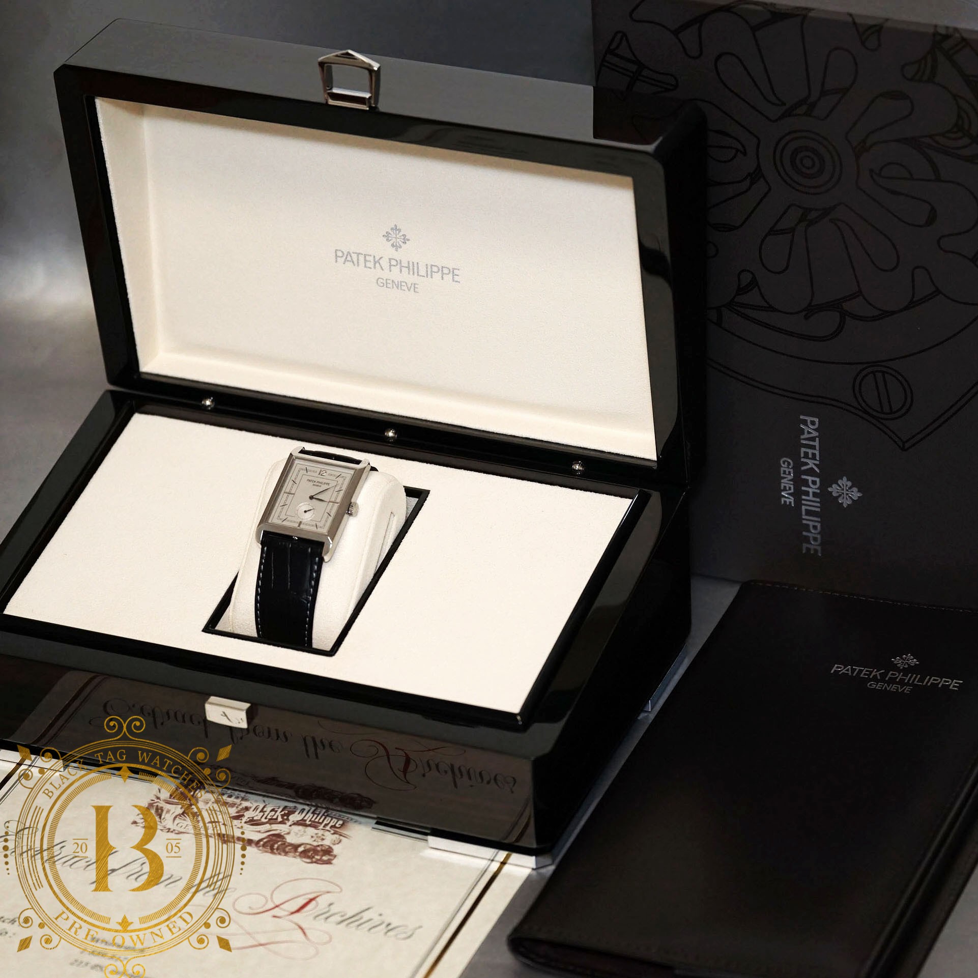 Patek Philippe Gondolo Platinum Watch 5109P for $22,000 • Black Tag ...