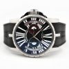 Roger Dubuis Excalibur Triple Time Zone Black Dial Watch
