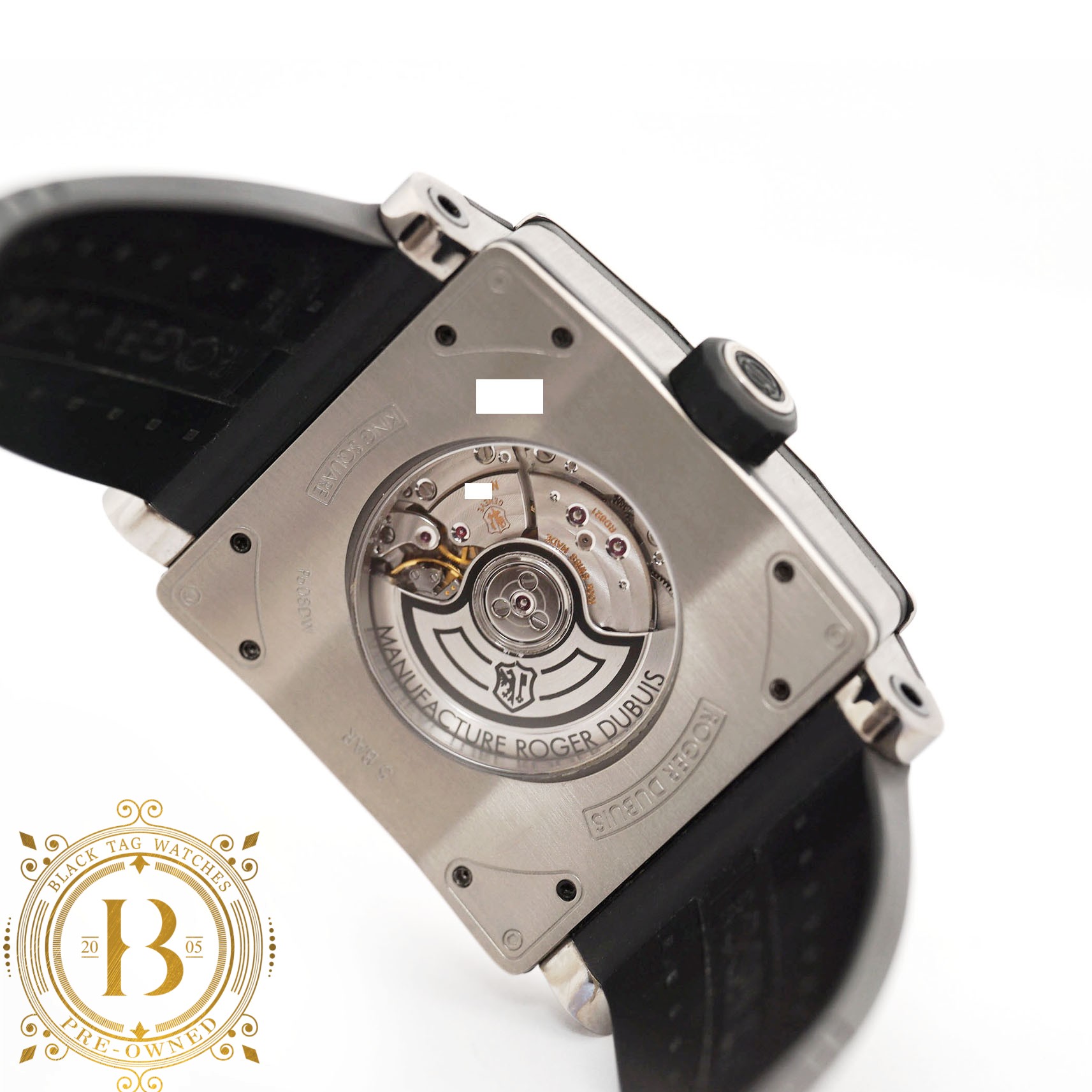 Roger Dubuis King Square Titanium Watch KS40-821-71-00/03R01/A for $12,000  • Black Tag Watches Pre-Owned