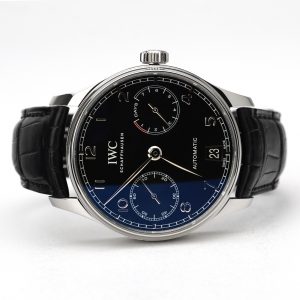 IWC Portugieser Automatic 7 Days Power Reserve Black Dial