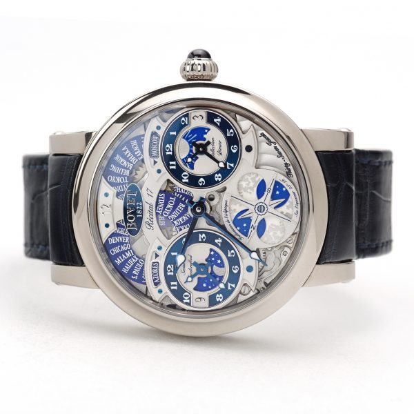 Bovet Dimier Recital 17 Triple Time Zone Openworked