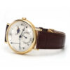 Breguet Classique Power Reserve Moon Phase Silver Dial Yellow Gold